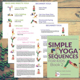 Simple Yoga Sequences for Kids - Pediatric Therapist Yoga and Mindfulness Bundle | Kids Yoga Stories