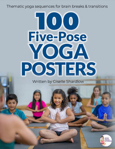 100 5-Pose Yoga Posters for Kids