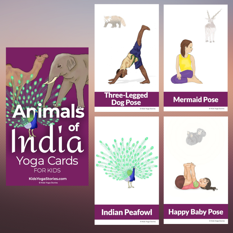 Animals of the World Yoga Pack – Kids Yoga Stories