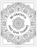 coloring pages for kids, gratitude for kids