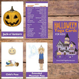Halloween yoga Cards for Kids | Kids Yoga Stories