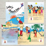 Luke's Beach Day - a kids yoga book | Kids Yoga Stories