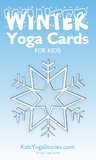 Winter Yoga Cards for Kids