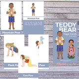 Teddy Bear Yoga Cards for Kids | Kids Yoga Stories