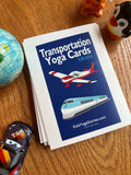 Transportation Yoga Cards for Kids