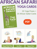 African Safari Animals Yoga Poses for Kids