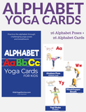 Learning the Alphabet - kids yoga poses