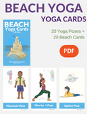 beach yoga poses for kids - yoga for kindergartners