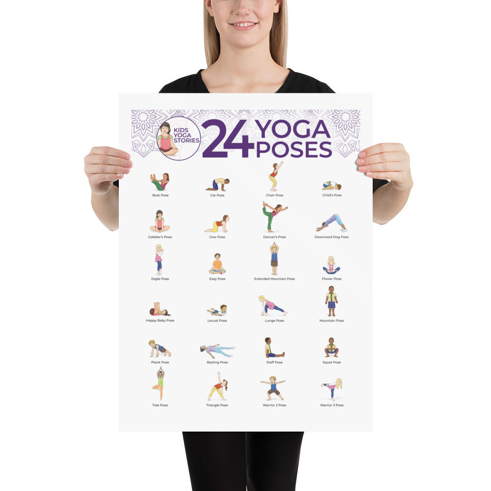 yoga stretching chart