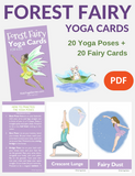 Forest Fairy Yoga Cards for Kids