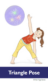 Fourth of July Yoga Cards for Kids
