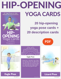 Hip-Opening Yoga Cards for Kids