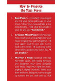 Sample pages or images for love yoga cards for kids