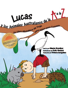Front cover page or cover image for lukes a to z of australian animals coloring book Coloring Book
