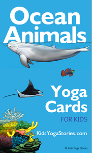 Ocean Animals Yoga Cards for Kids