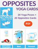 Opposites Yoga Poses for Kids