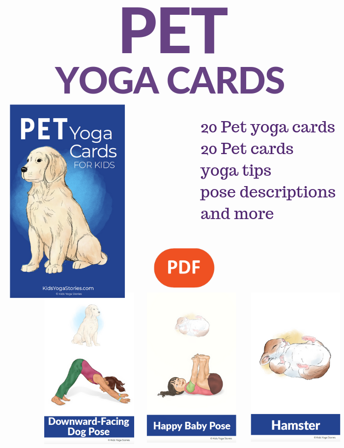 Pet Yoga Cards for Kids Kids Yoga Stories