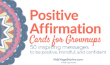 Positive Affirmation Cards for Grownups