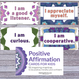 Positive Affirmations cards for Kids | Kids Yoga Stories