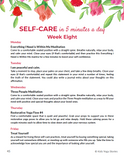 Self-Care in 5 Minutes a Day (Workbook Only)