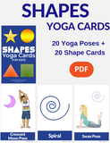 Shapes Yoga Cards for Kids