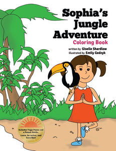 Front cover page or cover image for sophias jungle adventure coloring book Coloring Book