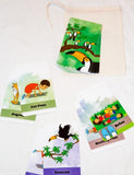 Sample pages or images for sophias jungle adventure yoga cards