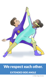 Superhero Partner Yoga Poses for Kids