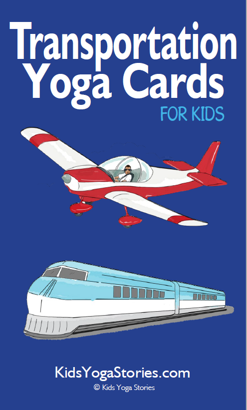Transportation Yoga Cards for Kids