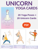 Unicorn Yoga Cards for Kids