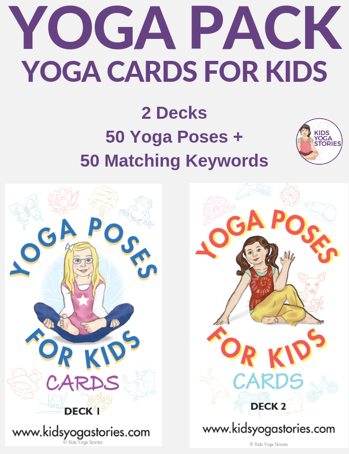 Yoga Cards for Kids Pack (Two Decks) Kids Yoga Stories